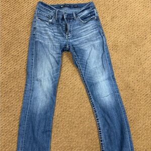 BKE men’s Straight Leg Blue Jeans